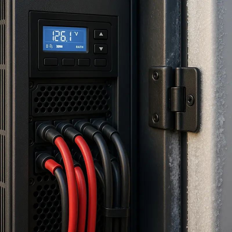 vastra Home 28 Rural cold chain resilience with UPS, virtual generator, and loss reduction