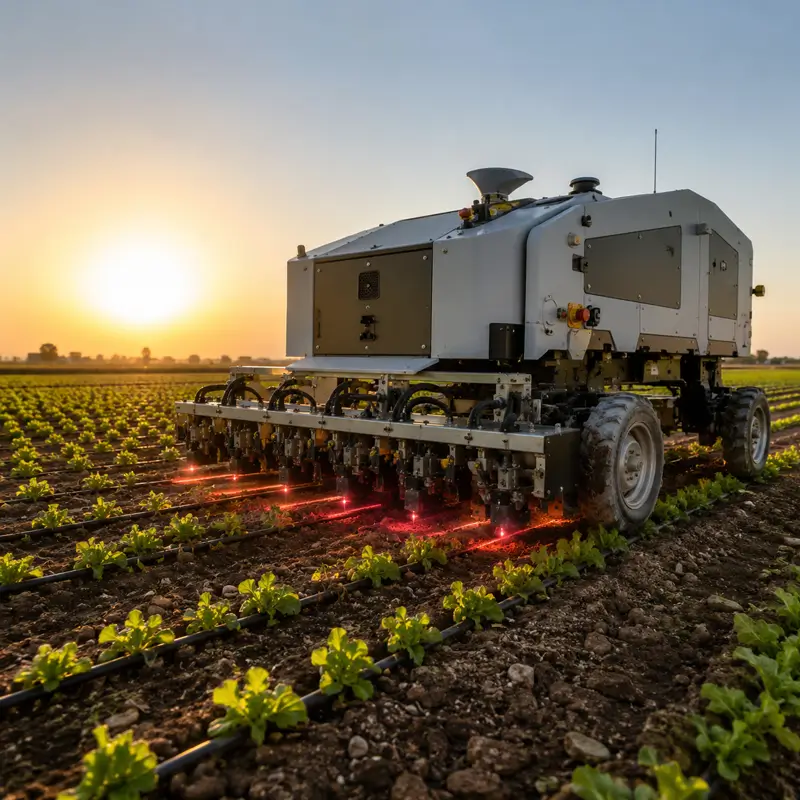 Laser Weed Robots for Low Input Precision Farming